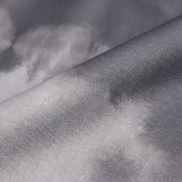 Close-up detail of Two-Tone Smokey Cloud Gown showcasing the design work