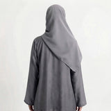 Styled look of Two-Tone Smokey Cloud Gown, perfect for everyday casual luxury, semi-formal gatherings, and boutique wear