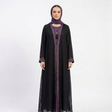 Back view of Imperial Plum Onyx Set