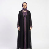 Back view of Imperial Plum Onyx Set
