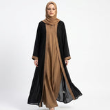 Styled full length look of Midnight Onyx Caramel Set