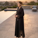Geometric Rhinestone Arch Coat
