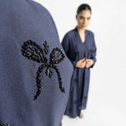 Hand-Crafted Cut-Dana Bow Abaya