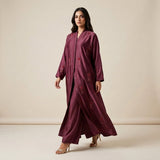 Plum Crystal Tulip Coat