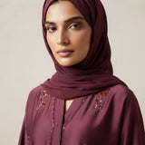 Plum Crystal Tulip Coat