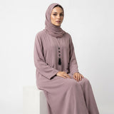 Back view of Dusty Pink Teardrop Studded Coat