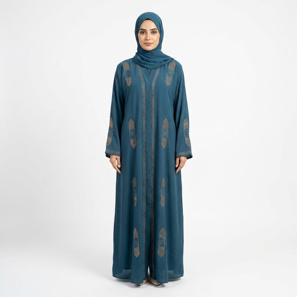 Side profile of Ocean Ring Coat highlighting the silhouette