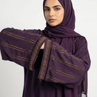 Amethyst Luxe Raglan Abaya