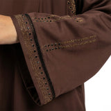 Mocha Luxe Raglan Abaya