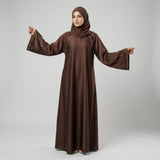 Mocha Luxe Raglan Abaya