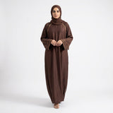 Mocha Luxe Raglan Abaya