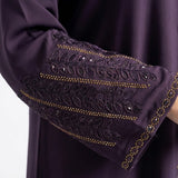 Amethyst Leaf Cutwork Coat