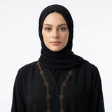 Onyx Leaf Cutwork Coat