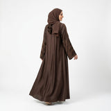 Espresso Leaf Cutwork Coat