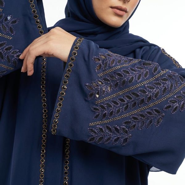 Royal Sapphire Leaf Coat