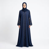 Deep Navy Leaf Coat