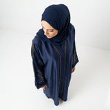 Deep Navy Leaf Coat