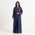Navy Crimson Flora Paisley Coat