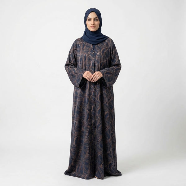 Metallic Wave Swirl Coat